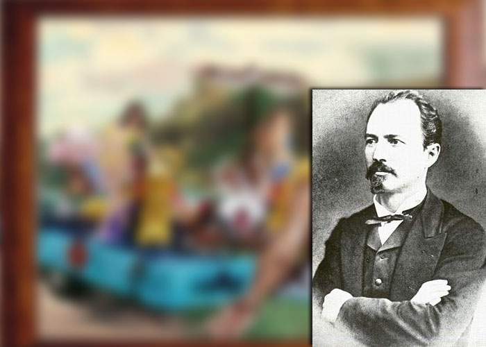 Poza zilei! Radu Mazăre, prevestit de Grigorescu încă din 1890, în tabloul „Car alegoric cu bou”