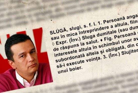 Emil Boc răsuflă ușurat! La cuvântul ”slugă” din DEX nu mai apare poza lui, ci a lui Grindeanu