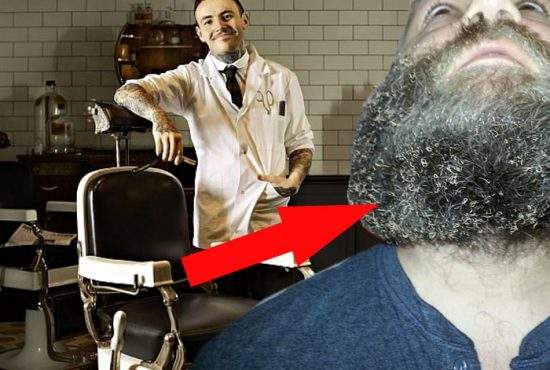 Un hipster s-a dus la barber shop de Ignat şi i-au pârlit barba