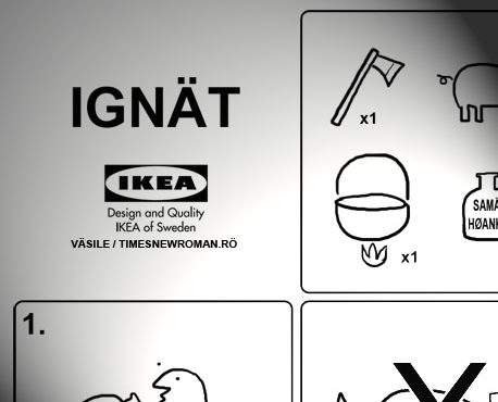 Poza zilei! Instrucţiuni simple pentru tăierea porcului de la IKEA