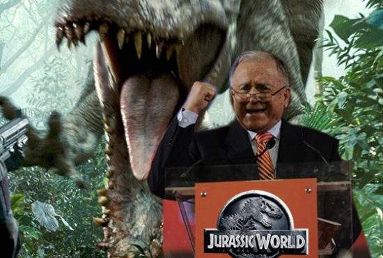 Inspirat de succesul Jurassic World, Ion Iliescu a prins curaj și vrea să refacă FSN-ul