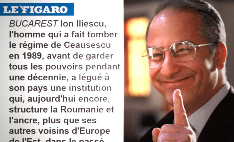 Iliescu insistă că Le Figaro n-au vorbit cu el: Era ăla de la Divertis care mă imită