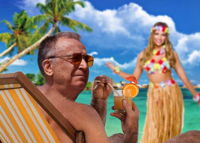 Credeai că nu poţi să-l urăşti mai mult pe Iliescu? Tocmai a pus o poză din vacanţa lui în Maldive