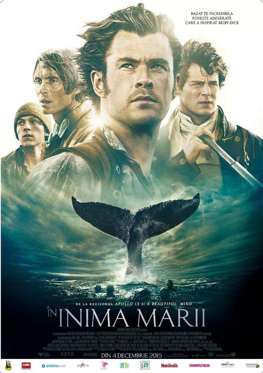 In the Heart of the Sea 3D (2015) – O fi albă, dar e lungă de 30!