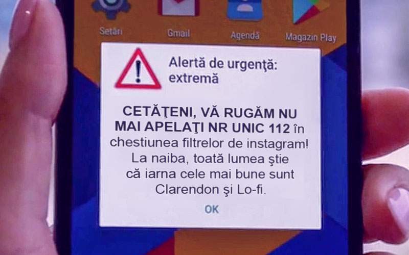 Românii, rugaţi să nu mai întrebe la 112 ce filtru Instagram merge la pozele cu ţurţuri