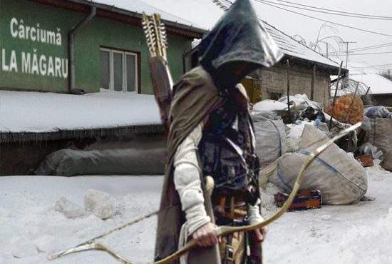 Un cunoscut mafiot vasluian s-a îmbătat şi a tras cu arcul prin centrul oraşului