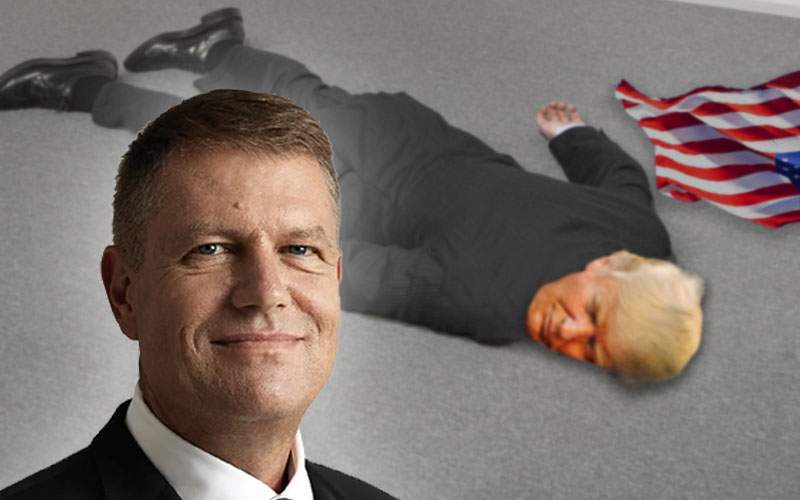 Iohannis e formă! A ţinut un discurs la Casa Albă de a leşinat Trump!