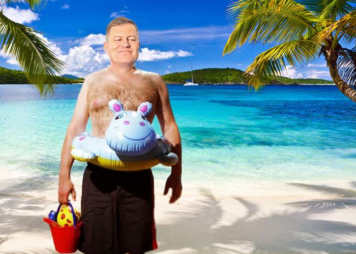 Iohannis explică: „Ce dacă m-am dus la schi? Unde era să mă duc, la plajă?”