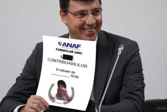 ANAF a lansat în sfârșit noul formular unic: o foaie pe care scrie ”M*ie contribuabililor!”