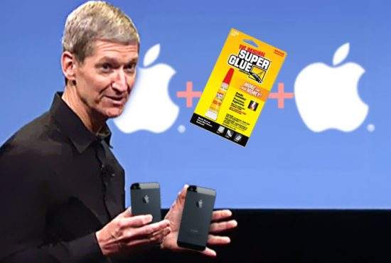 Apple are soluția: ”Dacă cumperi două telefoane și le lipești, iPhone 6 nu se mai îndoaie”