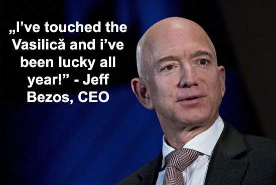 Miliardarul Jeff Bezos îşi dezvăluie marele secret: „Am pus mâna pe Vasilică”