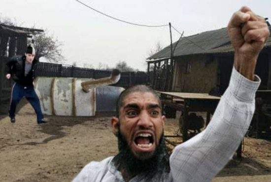 Atentat terorist în Vaslui! Un radical islamist a răsturnat cazanul cu țuică și a fugit
