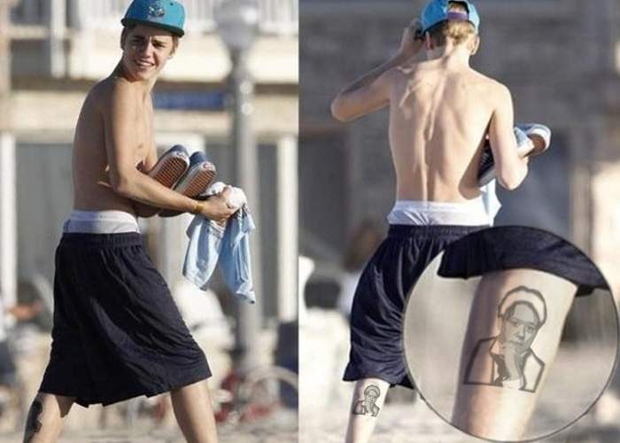 Ca să pară un dur, Justin Bieber şi-a făcut un tatuaj cu Fuego