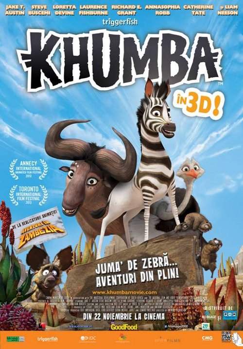 Khumba 3D – Zebra neterminată își dă silința toată