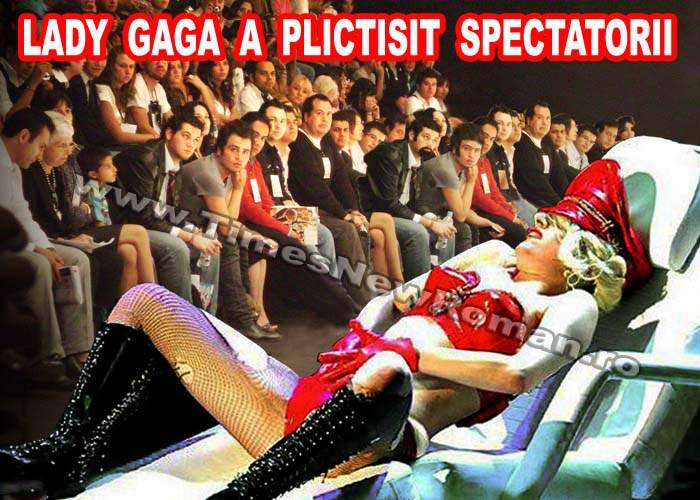 Lady Gaga și-a dezamăgit fanii dând un spectacol banal