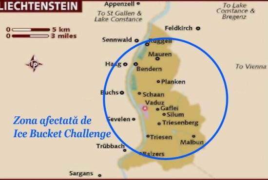 Liechtenstein, inundat complet după ce un locuitor inconştient a participat la Ice Bucket Challenge