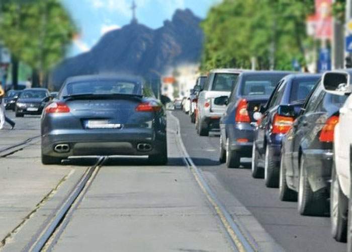 Pe DN1 va fi făcută o linie de tramvai, ca să poată şmecherii să se bage în faţă