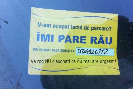 Un bucureştean a divorţat pentru că amantul soţiei îi tot ocupa locul de parcare