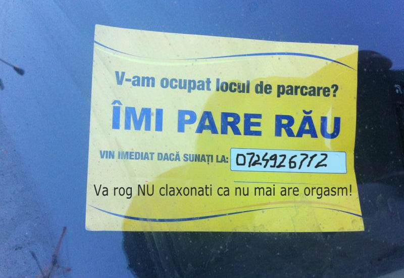 Un bucureştean a divorţat pentru că amantul soţiei îi tot ocupa locul de parcare