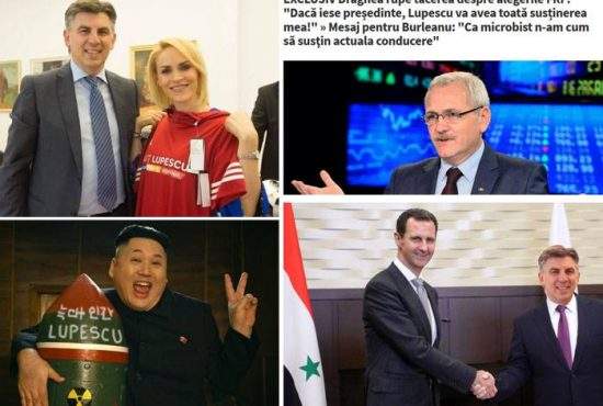 Lovitură de imagine! După Dragnea și Firea, Lupescu a obținut și suținerea lui Kim Jong-un și Bashar al-Assad