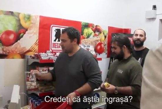 VIDEO! S-a mers prea departe! În redacţia TNR s-a deschis un magazin Mega Image