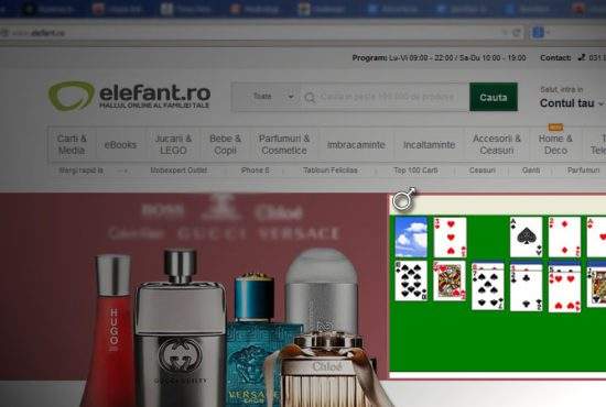 Magazinele online vor avea un colţ unde bărbaţii pot juca Solitaire până termină soţia cumpărăturile