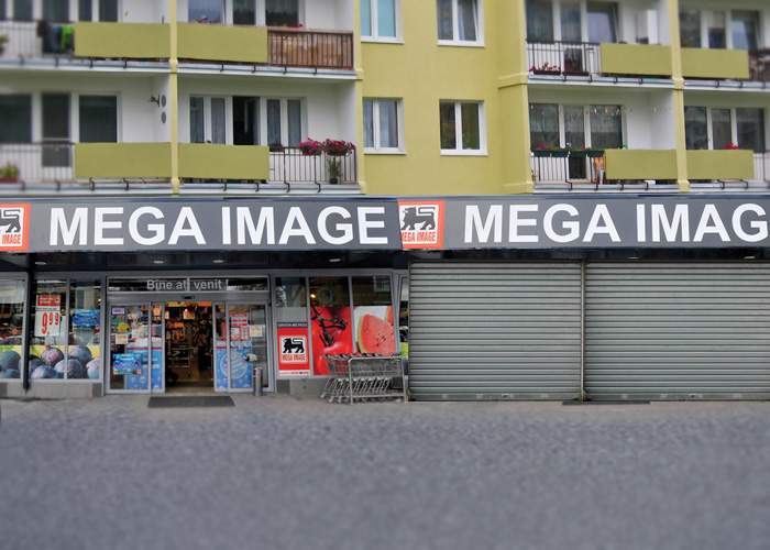 Un magazin Mega Image a fost închis, după ce a fost băgat în faliment de Mega Image-ul de lângă el