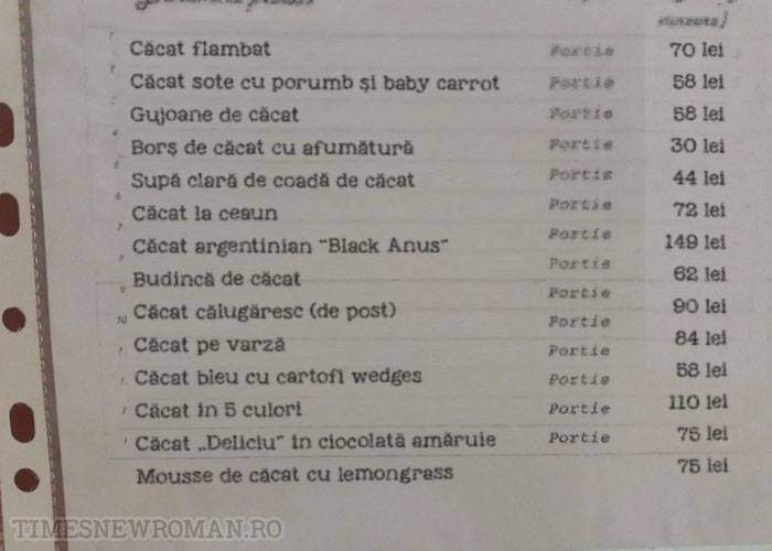 Terminați cu dezinformarea! Prețurile la restaurantul Parlamentului sunt imense, nu mici – FOTO