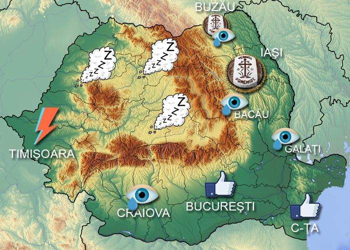 Meteo! Cum au fost afectate regiunile României de moartea lui David Bowie