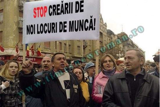 Vasluienii protestează împotriva creării de noi locuri de muncă în oraş