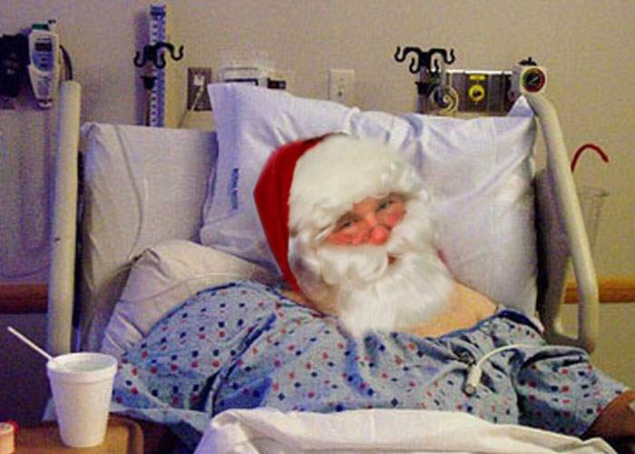 Moş Crăciun, în spital după ce Sile Cămătaru nu a găsit 3.000 euro sub brad la data stabilită