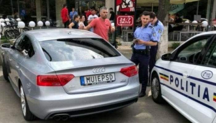 Păi zi aşa, boss!  Poliţia Română a decis clasarea dosarului MUIEPSD după ce în talonul maşinii s-au găsit 50 de euro