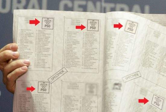 BEC a anunţat ordinea partidelor pe buletinele de vot! PSD e pe locurile 1, 2, 3, 5, 8 şi 13