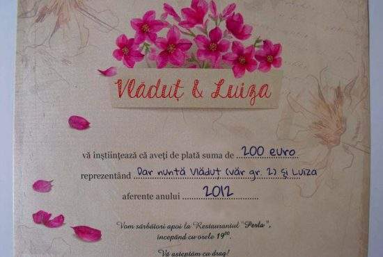 Un român a găsit în cutia poştală o înştiinţare că are de dat 200 de euro pentru o nuntă din 2012
