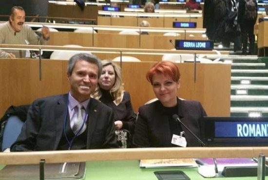 Bătaie pe locuri în sala ONU, după ce s-a anunțat că Olguța va vorbi din nou într-o limbă străină
