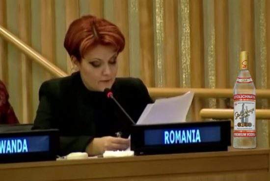 După ultimul discurs al Olguţei, ONU îşi schimbă numele în “O, NU, iar vorbeşte asta!”