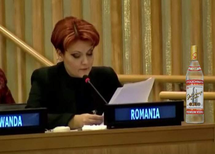 După ultimul discurs al Olguţei, ONU îşi schimbă numele în “O, NU, iar vorbeşte asta!”