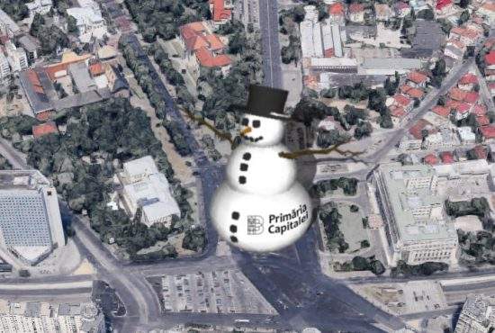 Orice, ca să împiedice protestele! Firea va construi un om de zăpadă gigant în Piaţa Victoriei