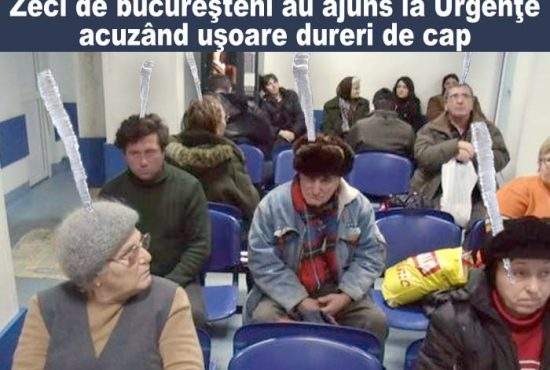 Bucureştenii se plâng că au migrene din cauza ţurţurilor