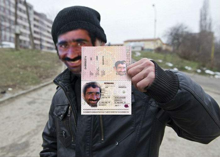 Noroc chior pe un imigrant pakistanez. A găsit paşaportul unui ţigan român, cu care seamănă perfect