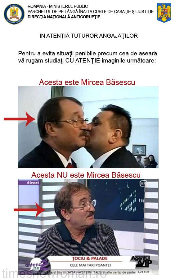 Poza zilei: Gafă jenantă în cazul Mircea Băsescu! Angajaţii DNA au fost aspru mustraţi