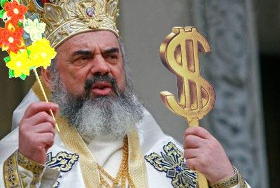 Patriarhul Daniel a dat 3 milioane pe o sorcovă uriaşă de aur, dar şi-a scos deja banii