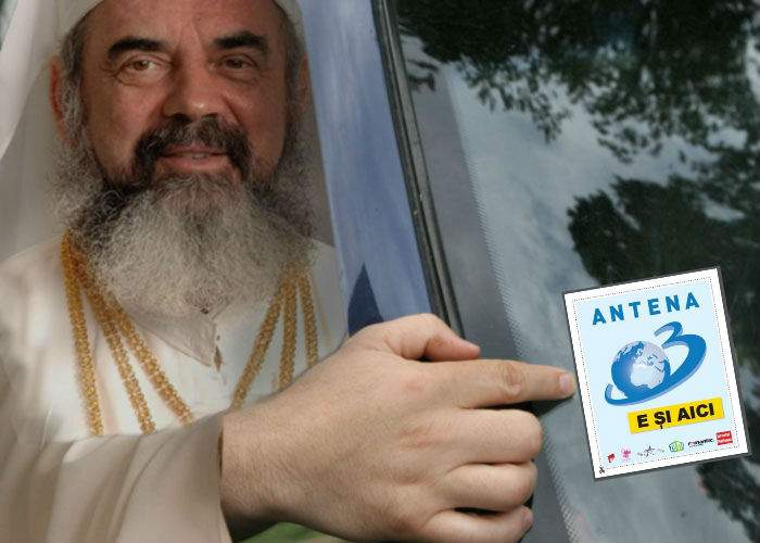 Patriarhul profită de bătrânii proşti: Azi pe cutia milei scria: “Ajută Antena 3!”