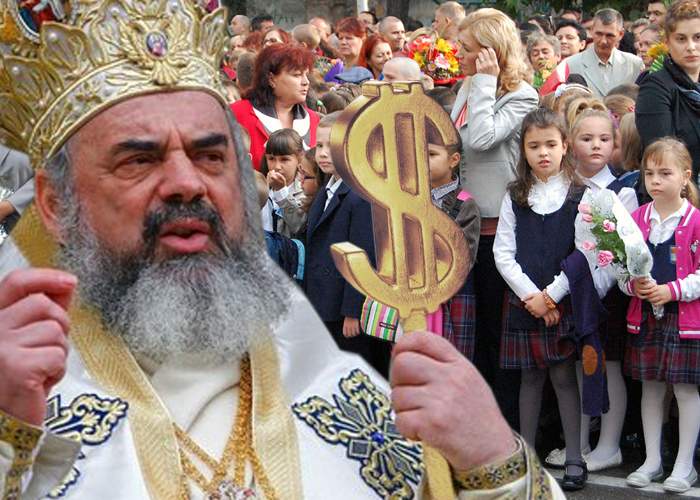 Două veşti bune pentru Patriarh: 99% din elevi înscrişi la religie şi dolarul a ajuns la 4 lei!