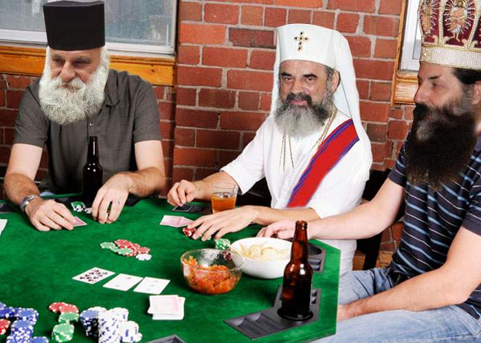 Patriarhul Daniel a decis să ţină slujba de Înviere la 12 ziua: „Seara joc poker cu mitropoliţii”