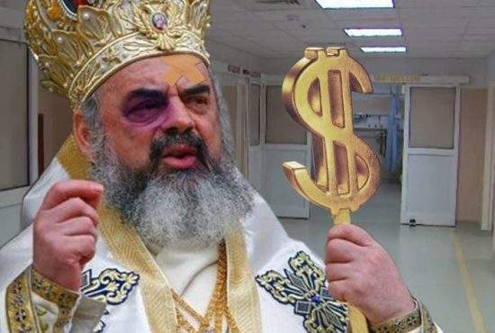 Patriarhul, în spital! S-a împiedicat de un teanc de bani și a dat cu capul de seiful din dormitor