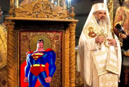 Patriarhul Daniel vrea icoane cu supereroi, pentru protecţia preoţilor din biserici