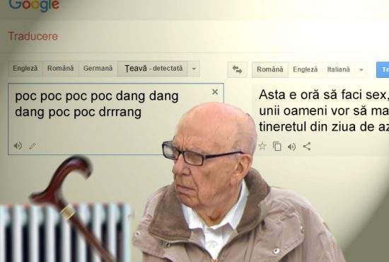 Google Translate uimeşte din nou! Acum traduce şi ce-ţi bat pensionarii în ţeavă