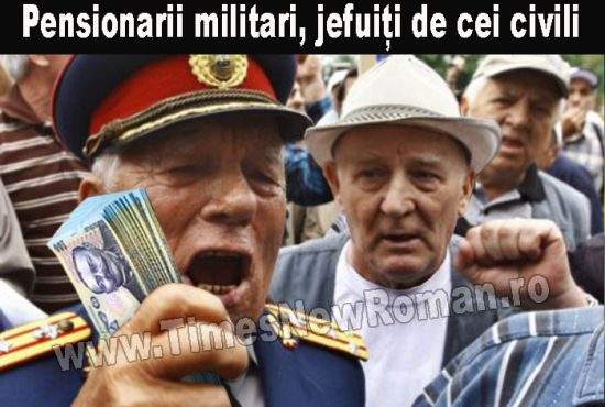 Bande de pensionari civili îi jefuiesc pe pensionarii militari