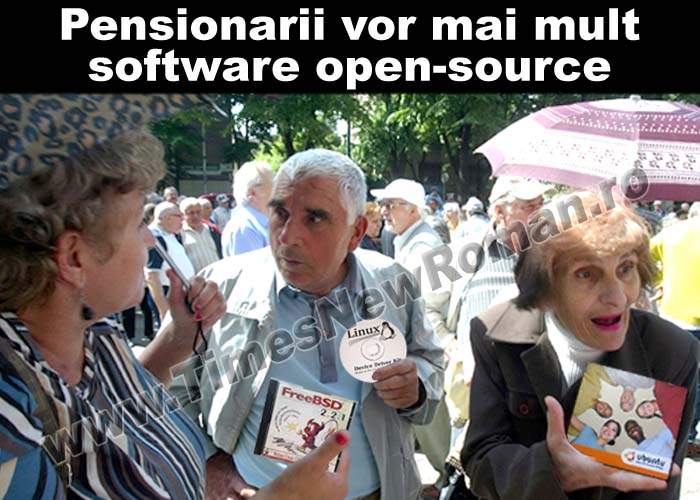 Pensionarii se îngrămădesc să ia Linux, pentru că e gratuit